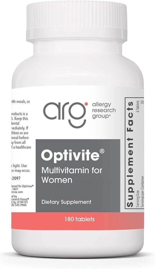 Optimox Optivite PMT Supplement - PMS Support for Women, Hormonal Balance, Womens Multivitamins, PMS Relief, Magnesium Supplement - 180 Count