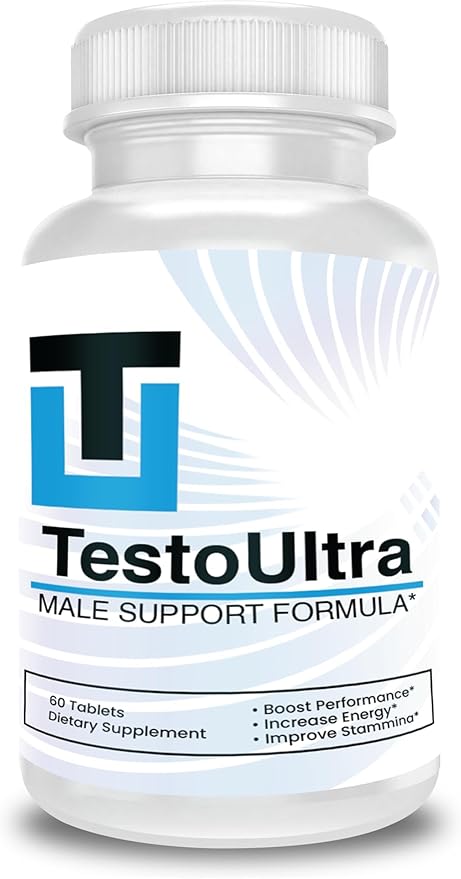 Testo Ultra Pills for Men, TestoUltra Enhancer Advanced Formula, 60 Count