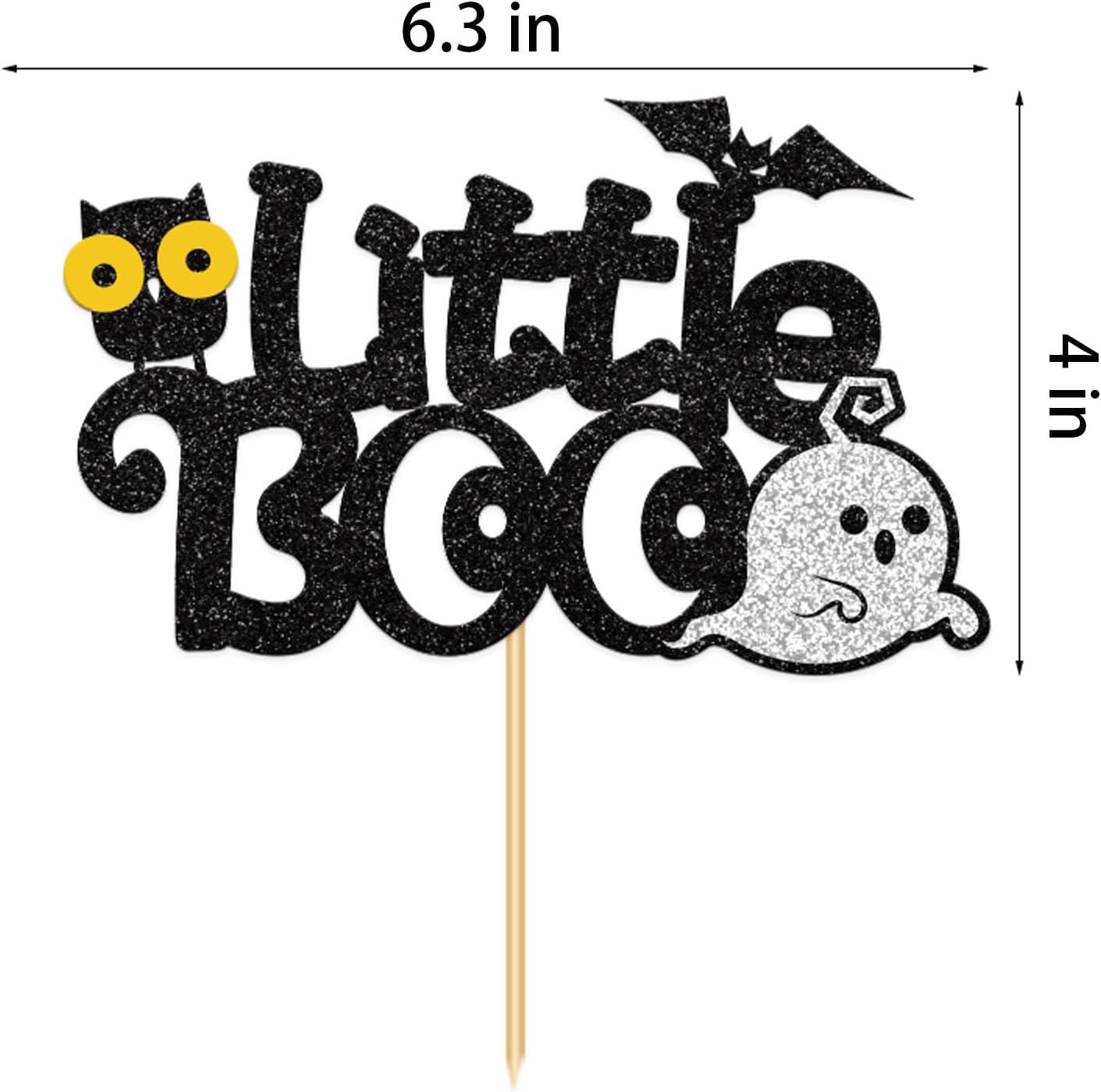 5 Pcs Halloween Cake Toppers Set Cute Ghost Tombstones Cupcake Plugin Ghosts Little Boo Dessert Decorations for Birthday Halloween Party Cake Decoration Supplies