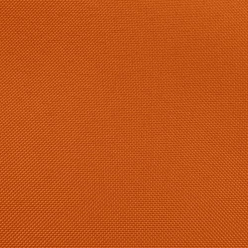 Ultimate Textile Pleat Polyester Fabric Table Skirt - Machine Washable Flame Resistant with Clips for Events, Weddings & Trade Shows, Cut & Sewn in Paterson, NJ - Orange, 21' Shirred Pleat