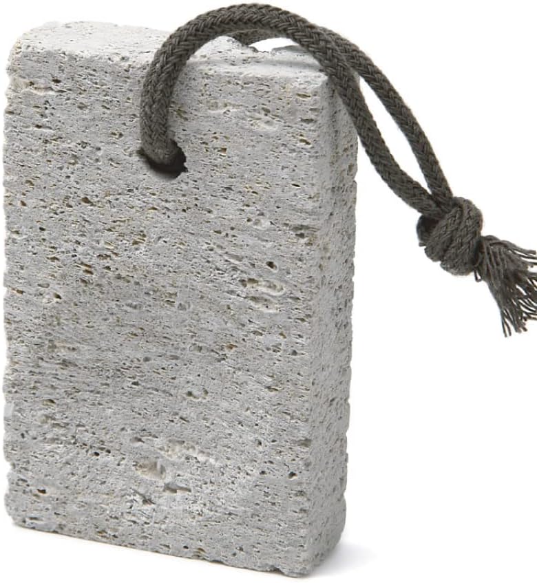 Pumice Stone, Natural [Made in Japan] Ergonomic Shape, Extra Fine Texture, Hard & Cracked Skin Callus Remover for Men, Women, Kids and Gifts. (Coarse for Heel)