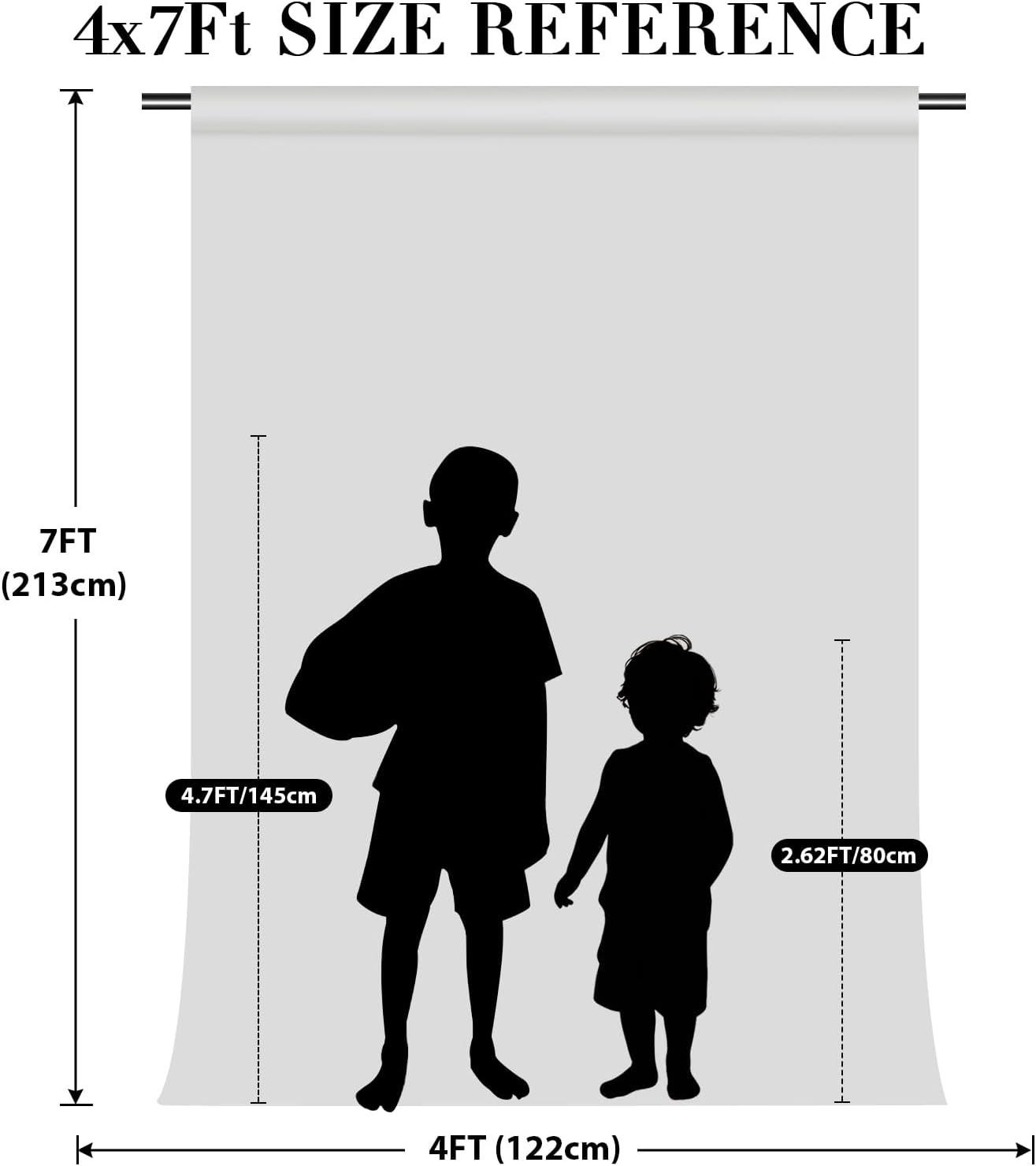 Eternal Beauty Black Thick Sequin Backdrop, 4x7 Ft Halloween Glitter Background Curtains for Shimmer Photography Party Wedding Birthday Back Drop Decor