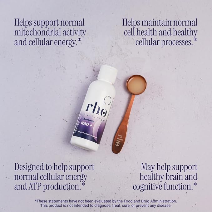 Liposomal NAD+ – Liquid Supplement Designed to Help Support Absorption – Active Form of NAD+ Helps Support Normal Cellular Health, Healthy Aging, Energy Metabolism & Vitality – 3 Pack