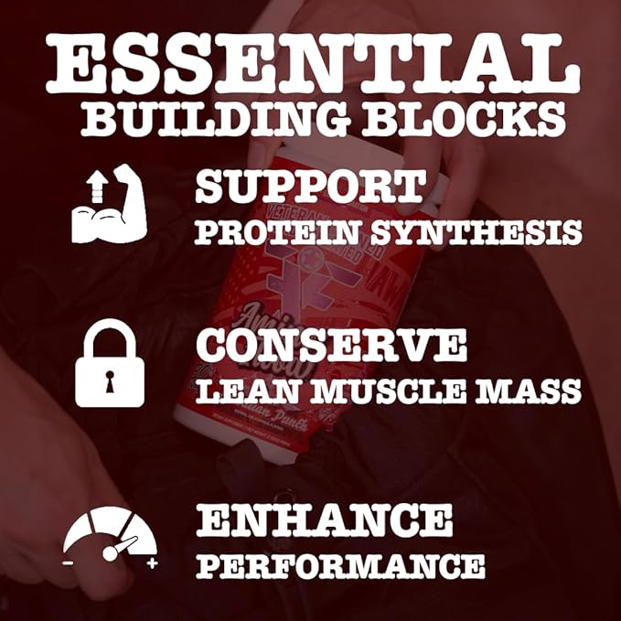 Amino Flood, BCAAs + Essential Amino Acids, Building Blocks of Muscle, Comprehensive Formula, Great Taste, Veteran Owned and Operated (30 Servings, Peach Mango)