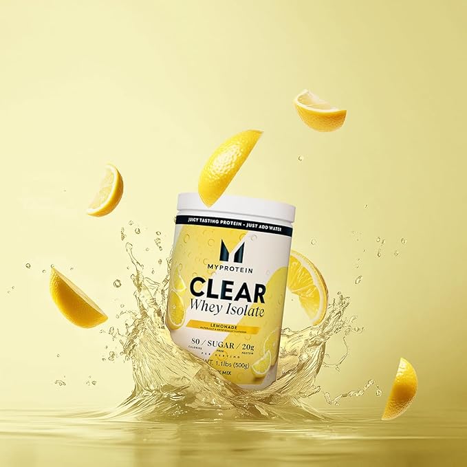Myprotein Clear Whey Protein Powder Bundle – Lemonade & Dragonfruit Flavors – Fruity, Fast-Digesting Whey Isolate – Post Workout Recovery Drink – Low Sugar, High Protein