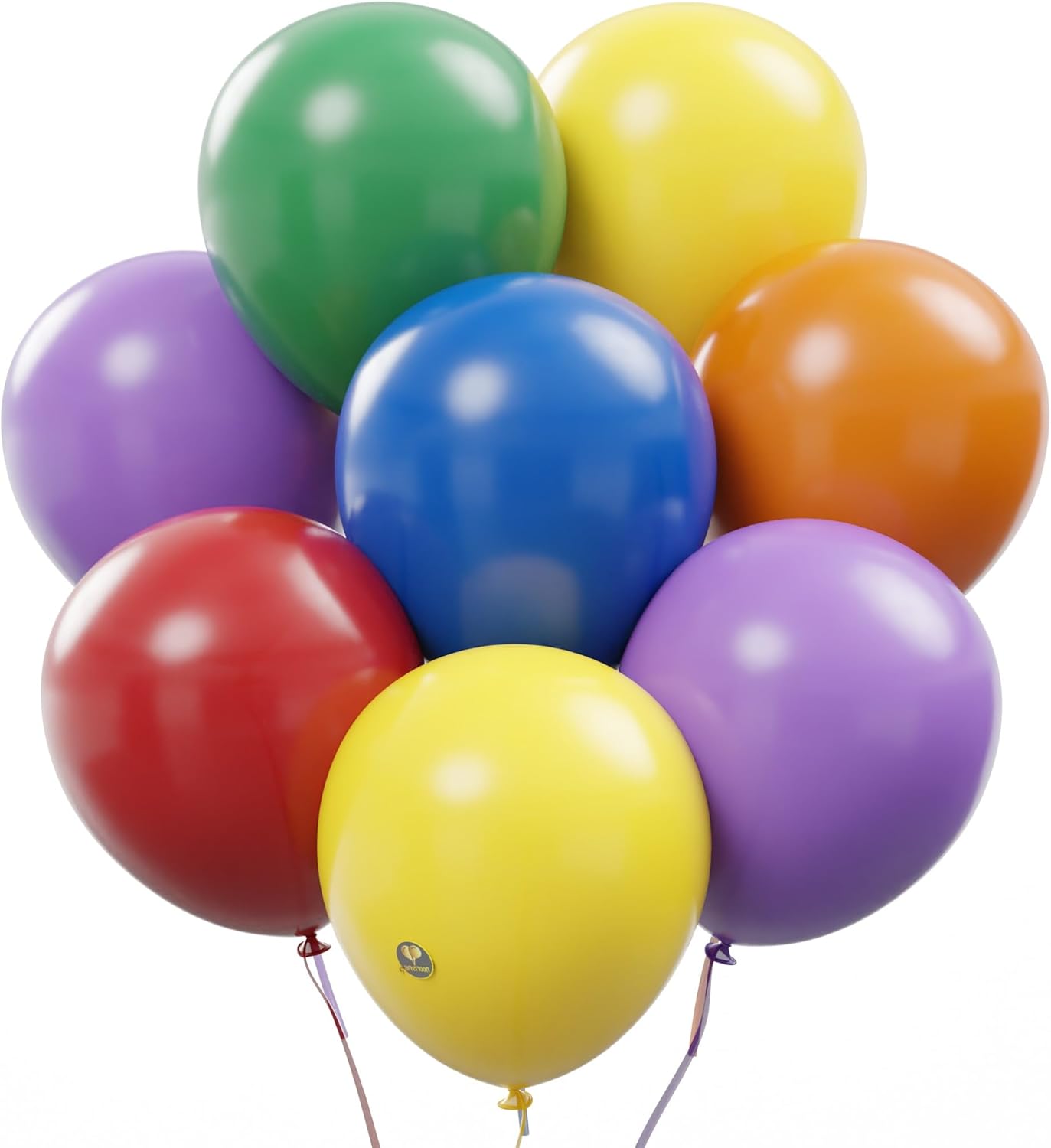 AFTERLOON® Biodegradable Balloons Assorted 10 Inch 500 Pack, Matte Color Thickened Extra Strong Latex Helium Float, for Baby Shower Gender Reveal Garland Arch Wedding Birthday Party Decorations