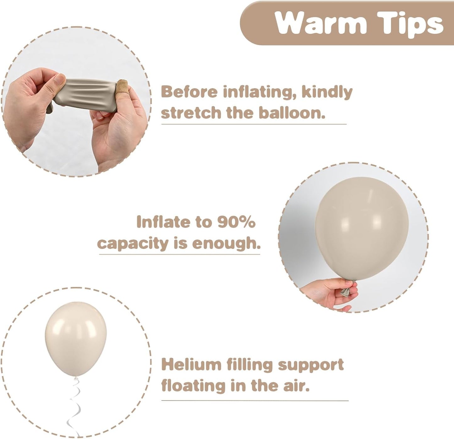 Gold and White Balloons, 12 Inch Gold Balloons, Nude Metallic Champagne Gold Balloons, Pearl White Clear Latex Balloons for Wedding Engagement Anniversary Men Women Birthday Party Decorations