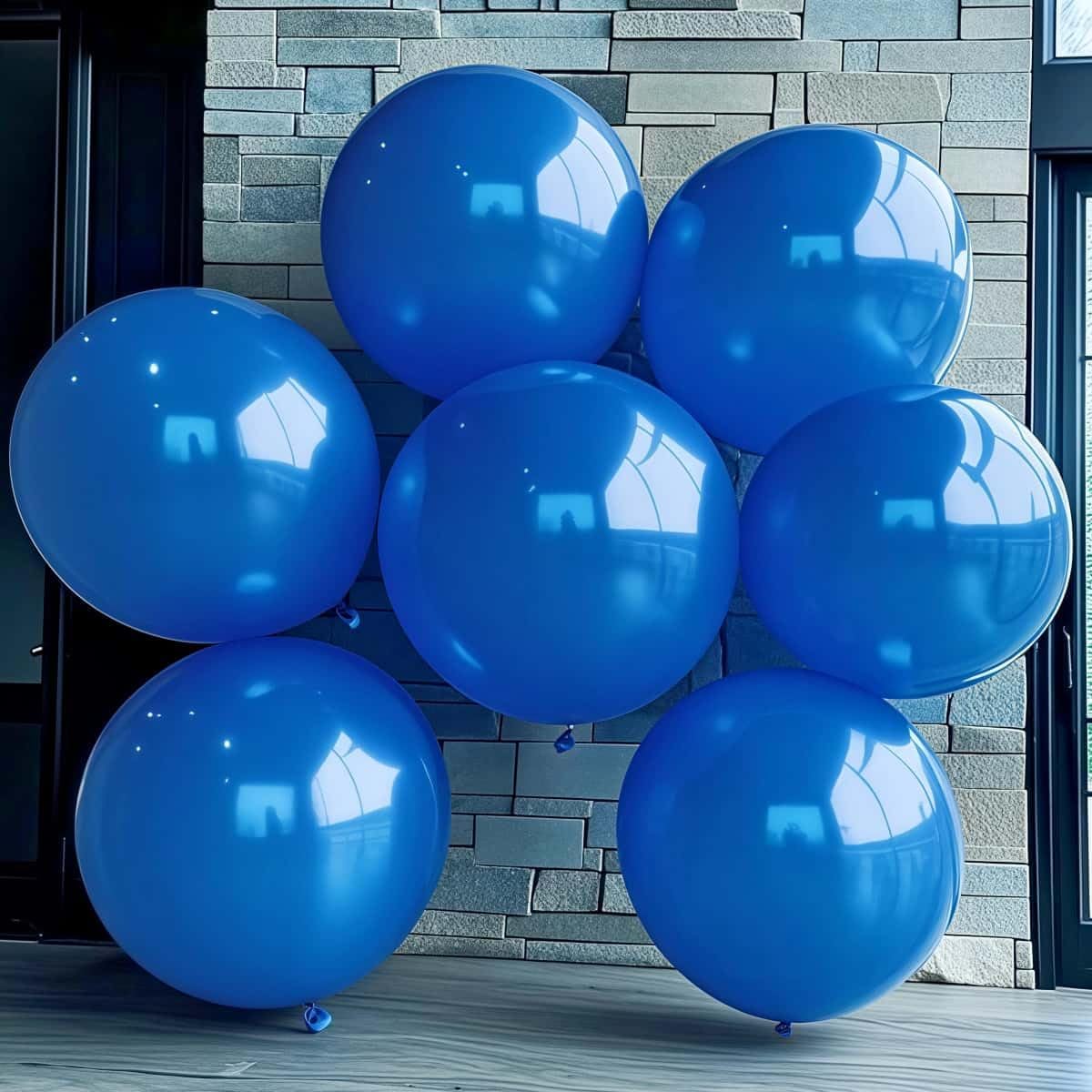 30 Pack Blue Balloons 36 Inch Blue Latex Large Balloons for Party Decorations and Events
