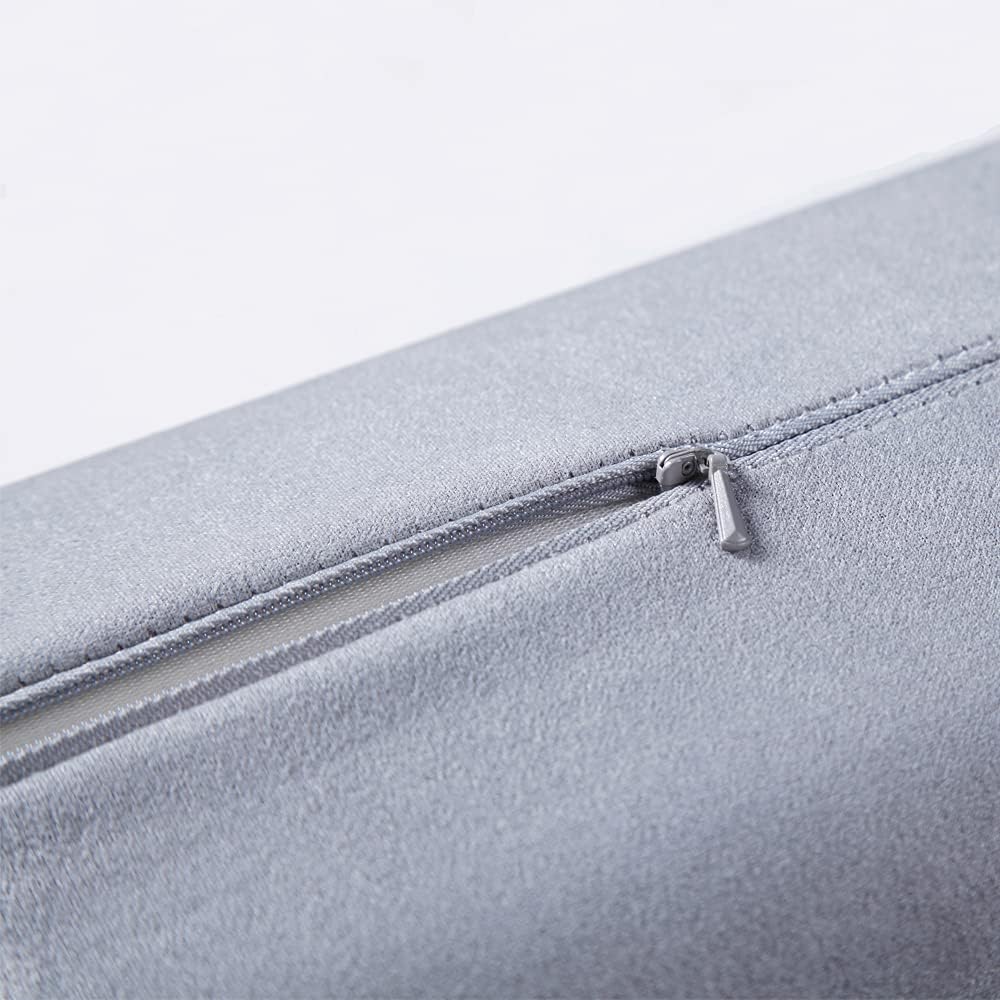 NGT new guide steps Yoga Bolster Pillow for Meditation and Support - Rectangular Yoga Cushion Foam Wedges Washable Suede Pillowcase for Men and Women with Carry Handles.…