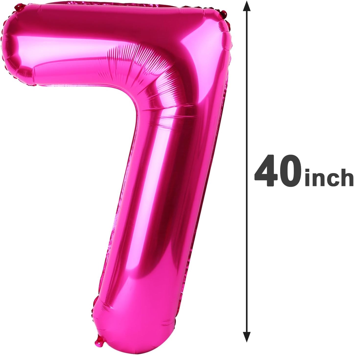 Hot Pink Number 70 Birthday Balloon 40 Inch, Digital Balloons for 70 Party Celebration Decorations Supplies, Mylar Foil Numbers Balloon for 70th Wedding Anniversary
