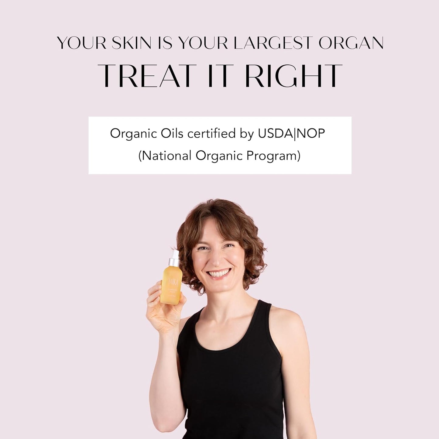 Luxury Organic Body Oil for Women | Hydrating & Moisturizing Body Oil after Shower | Certified Moisturizer for Dry Skin | Clean Beauty, Vegan and Paraben Free