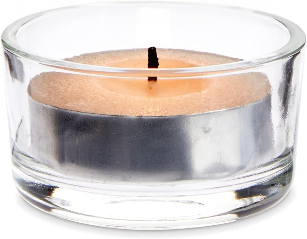 WGV Tea Light Votive Candle Holder 2x1.2 H, Clear Stubby Utility Cylinder Glass, Small Home Accent Decor, 1 Pc