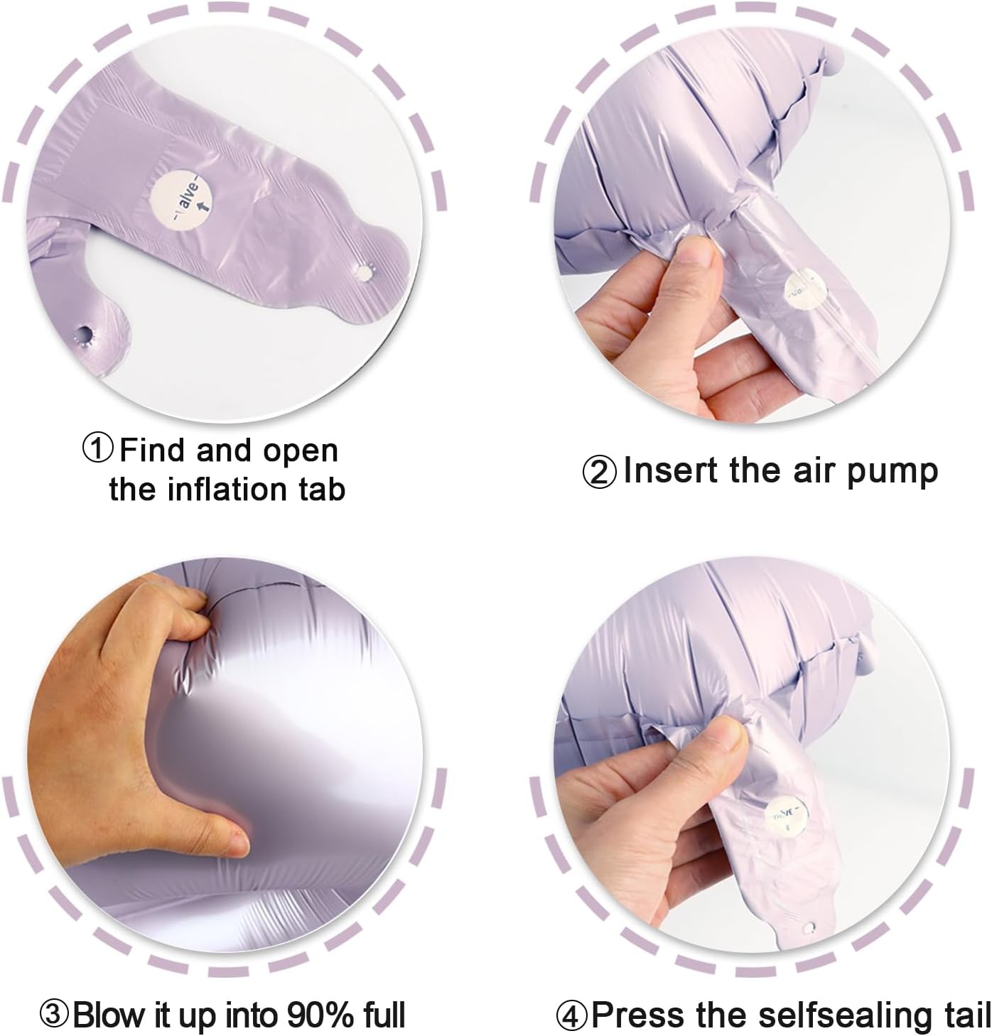 Lilac Number 1 Balloon 40 inch, Number 1 Birthday Balloon for Boy Girl, Lavender Foil One Balloon for 1st 10 11 12 16 18 Birthday Party, Anniversary Celebration Number Balloons Decorations