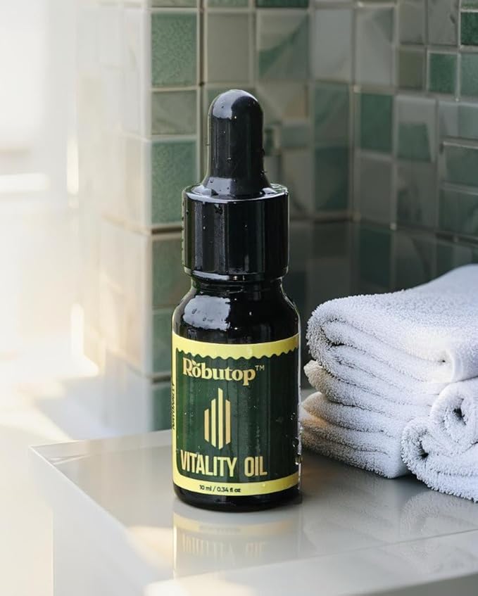 Vitality Oil – Confidence Boosting Formula for Men | Boost Performance & Potential | 10 ml | by Robutop