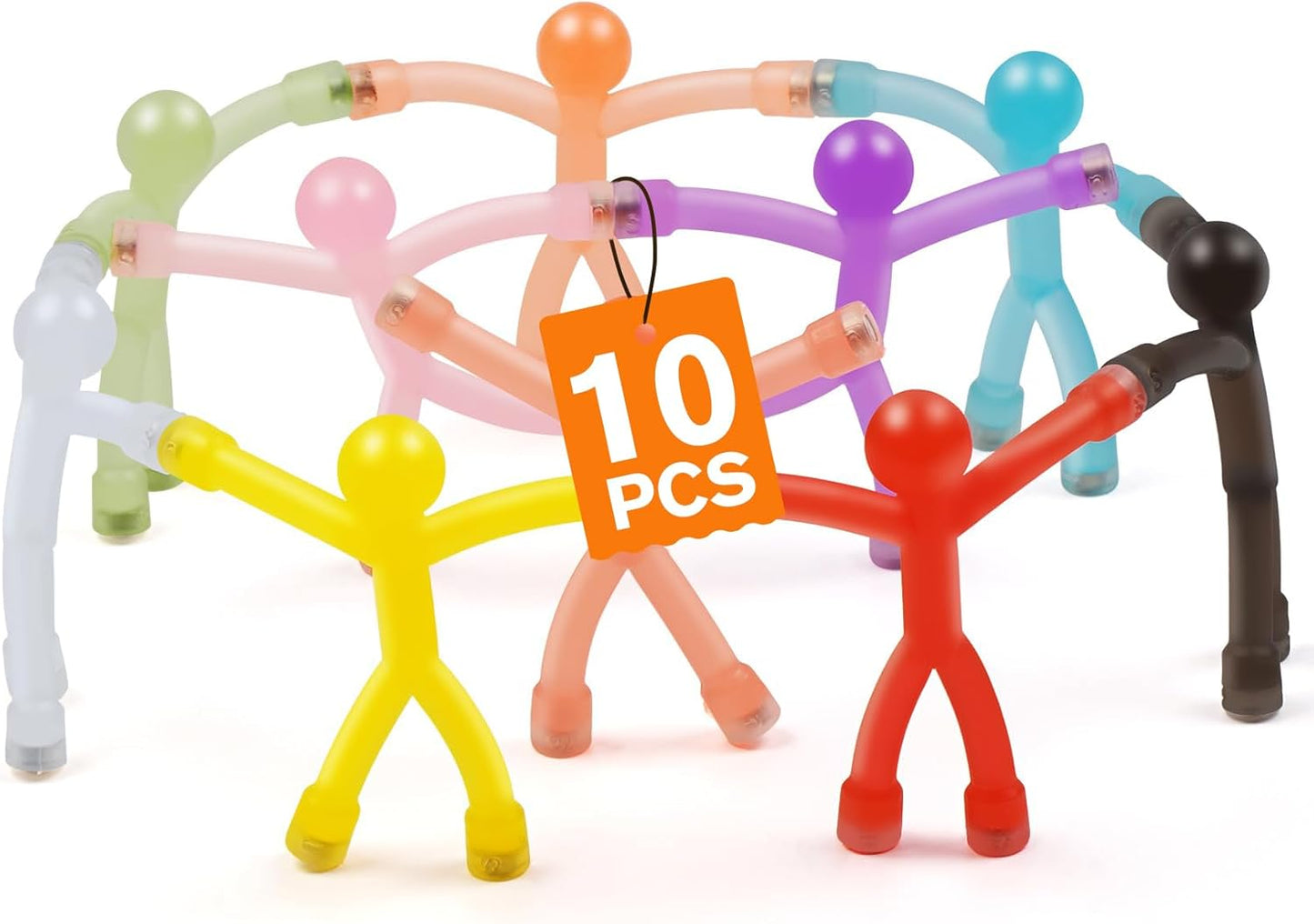 10 Pack Magnetic People for Adults, Decorative Refrigerator Magnets, Creative Magnet Set for Locker, Office, Kitchen, and Travel Use