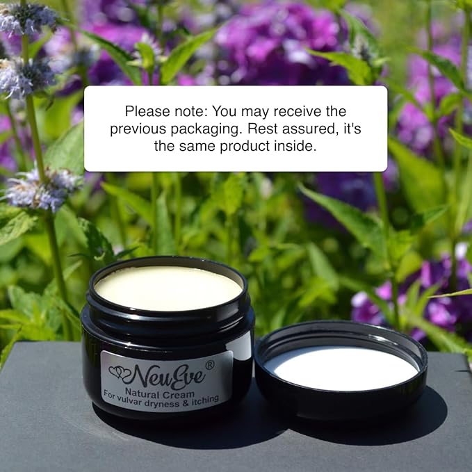 NeuEve Salve Age <70 Topical Cream for Menopause Relief, Vaginal Dryness, Irritation & Itching, All-Natural Ingredients | 0.7 oz | 3-Month Supply