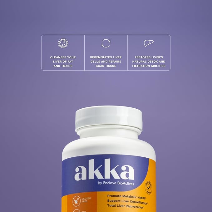 AKKA Premium Liver Cleanse Detox & Repair Superbiotic - 2pack: Detox, Regeneration, & Restoration Liver Support Supplement with Bioavailable Pasteurized Akkermansia | Vitality | Metabolism | Immunity
