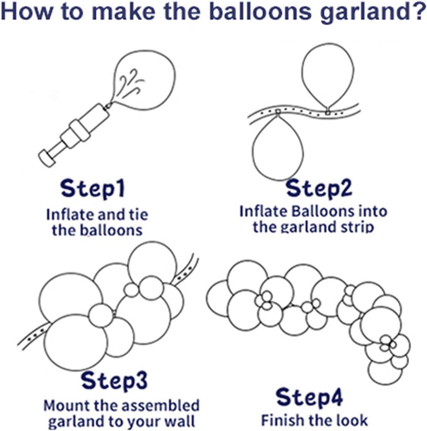 White and Gold Balloons Arch Kit, 124pcs White Gold Confetti Metallic Latex Balloons Arch for Baptism, Baby Shower, Birthday Party Decorations