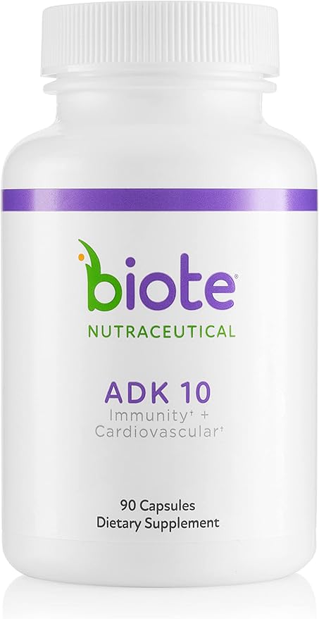 Biote Nutraceuticals - ADK 10 - Immunity + Cardiovascular (90 Capsules)