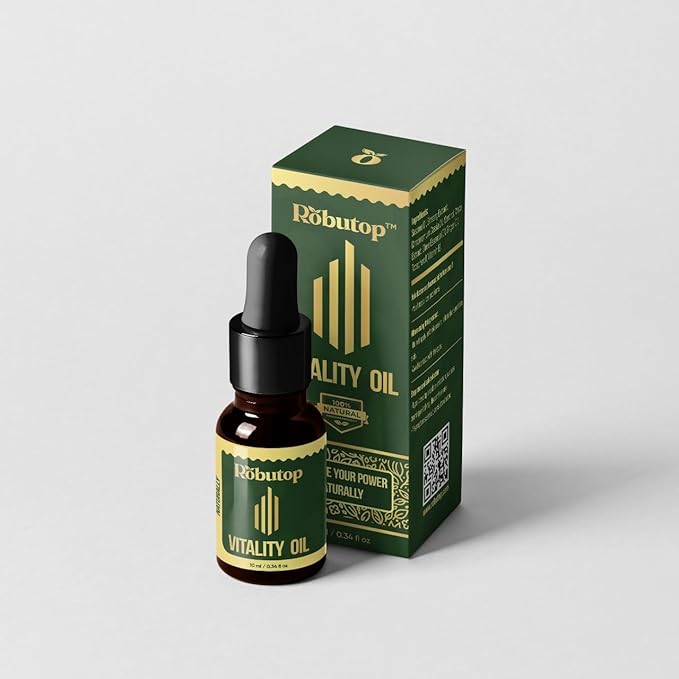 Vitality Oil – Confidence Boosting Formula for Men | Boost Performance & Potential | 10 ml | by Robutop