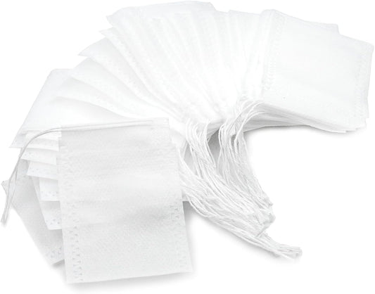 1000 Pcs Disposable Tea Bags for Loose Leaf Tea Drawstring Empty Tea Bags Bulk Tea Filter Bags Tea Sachets Infuser Strainers for Loose Tea Coffee Spice Herbs(2 x 2.8 inches)