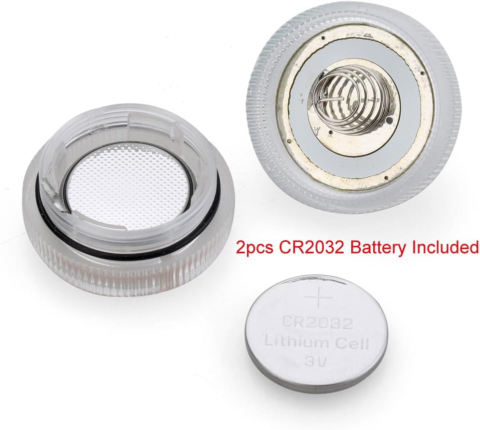 KITOSUN Submersible LED Lights cr2032 Battery Powered Underwater Waterproof LED Tea Light Candles for Events Wedding Centerpieces Vase Floral Xmas Holidays Home Decor Lighting(Pack of 12) (Yellow)