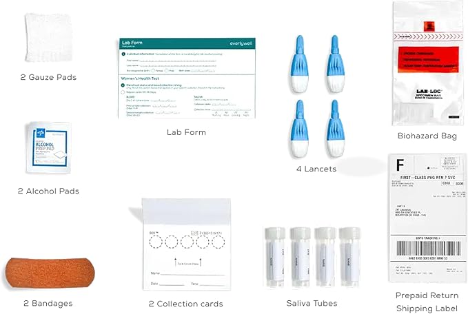 Everlywell Women's Health Test - at-Home Collection Kit - Accurate Results from CLIA-Certified Lab Within Days - Ages 18+