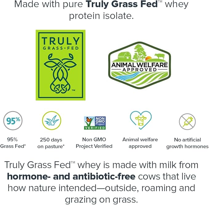 LEGION Whey+ Strawberry Banana Whey Isolate Protein Powder from Grass Fed Cows, Low Carb, Low Calorie, Non-GMO, Lactose Free, Gluten Free, Sugar Free, All Natural (30 Serving Strawberry Banana)