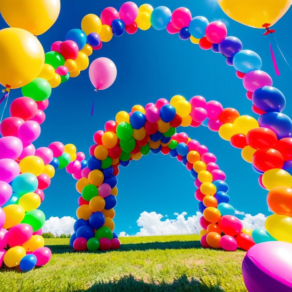 600 Pcs Balloons 15 Kinds Colors 12 inch Latex Rainbow Party Balloon Bulk for Various Party Events Decorations