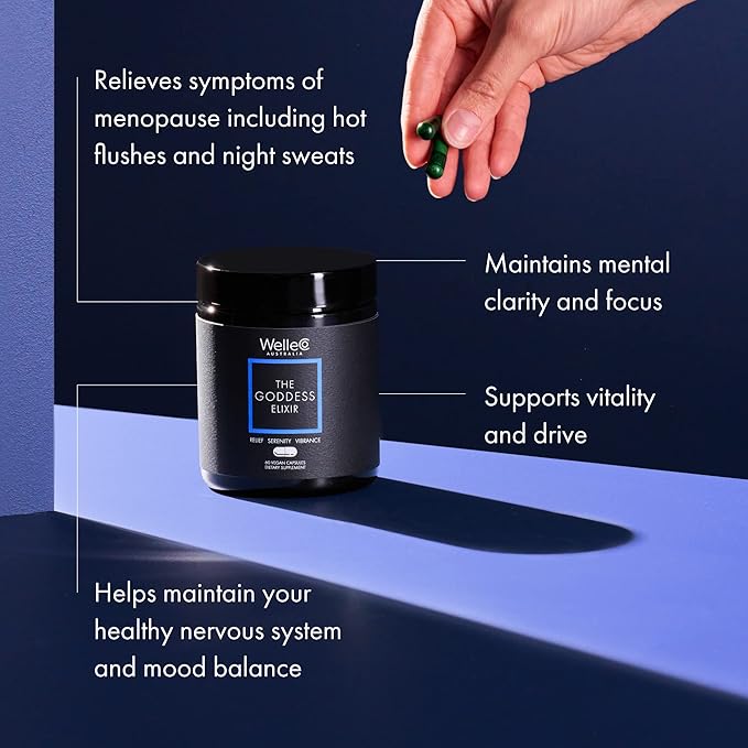 WelleCo The Goddess Elixir and Skin Elixir Bundle | Menopause Supplement, Hormone Balance, Helps Night Sweats and Hot Flashes | Supports Collagen Formation for Healing, Firmness & Elasticity