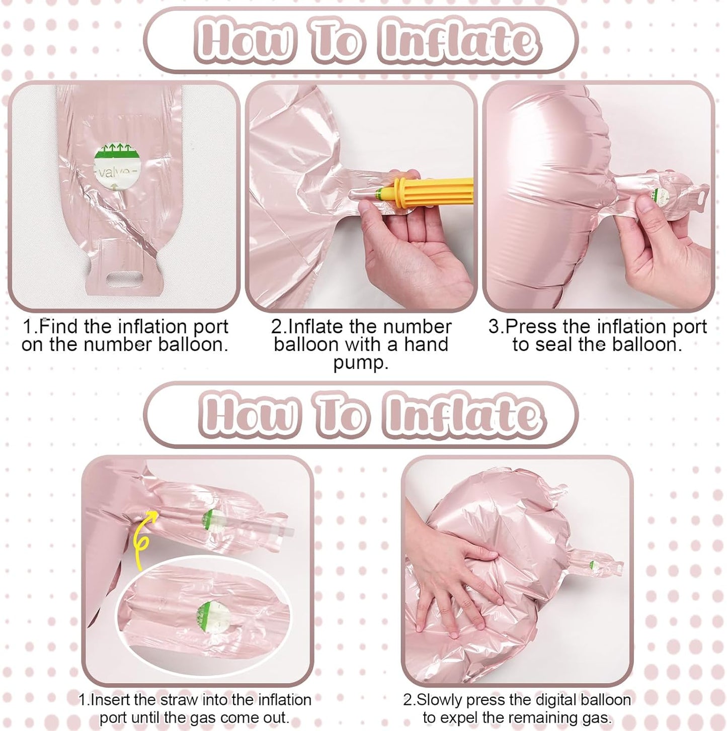 Light Pink Number Balloon 6, 40 Inch Large Self Inflating 6 Foil Number Balloons 0-9, Blush Pastel Pink Digital 6 Helium Balloon for Girls Women 6th Birthday Party Graduation Anniversary Decorations