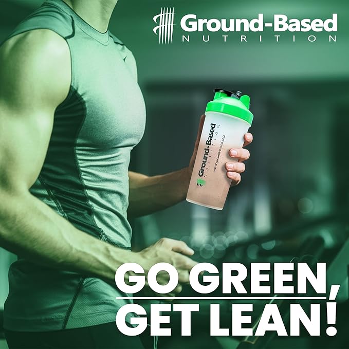 Ground-Based Nutrition Plant-Based Protein– Superfood + Essential Greens Powder – Keto, Paleo, Low Calorie Organic Vegan Protein Powder, Non-GMO, Gluten Free - 14 Servings,Chocolate