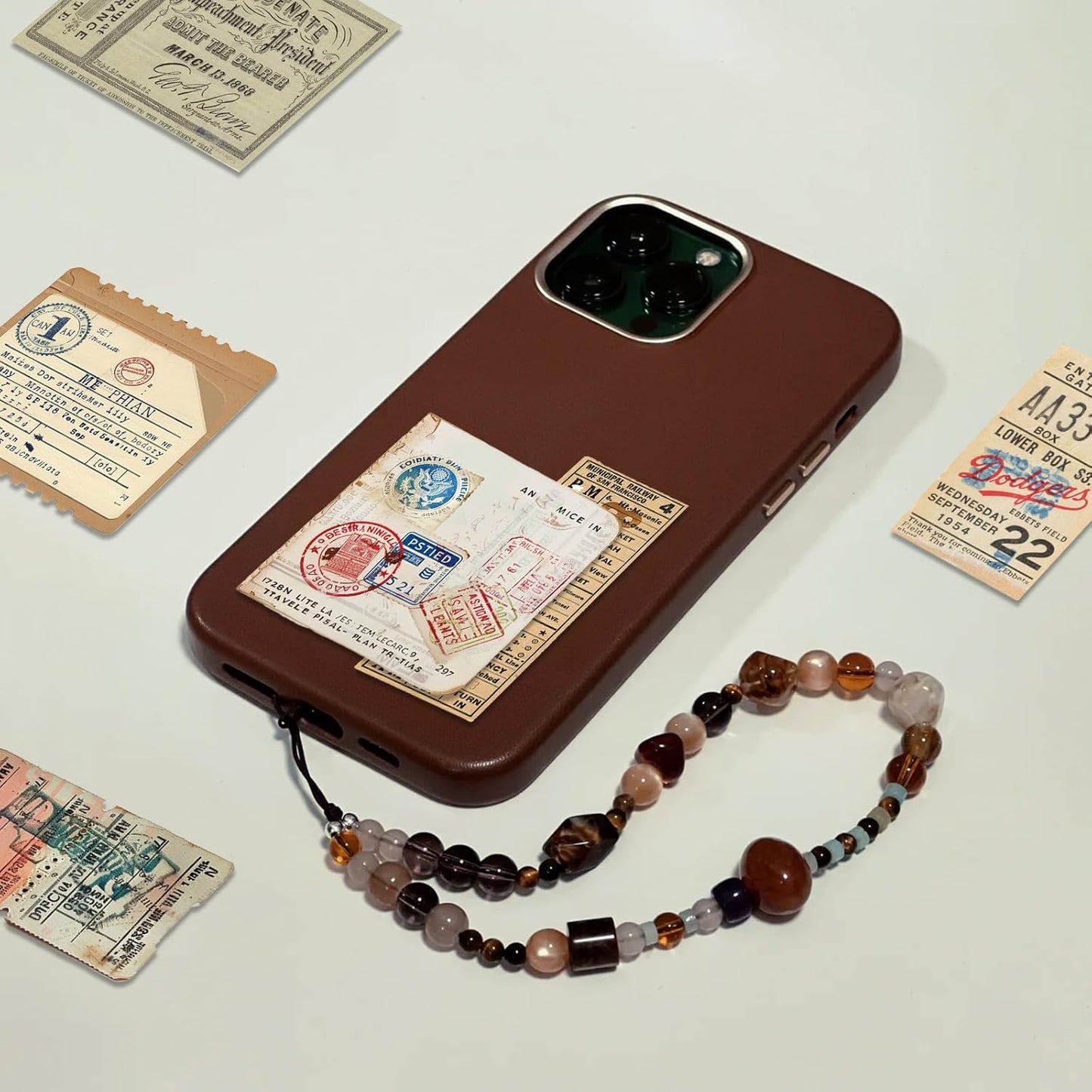 100 Pcs Drifting letterhead Set Vintage Postage Sticker Pack, Aesthetic Decorative Paper Floral Stickers for Scrapbooking DIY Art Crafts Bullet Journal Stickers Junk Journal Supplies