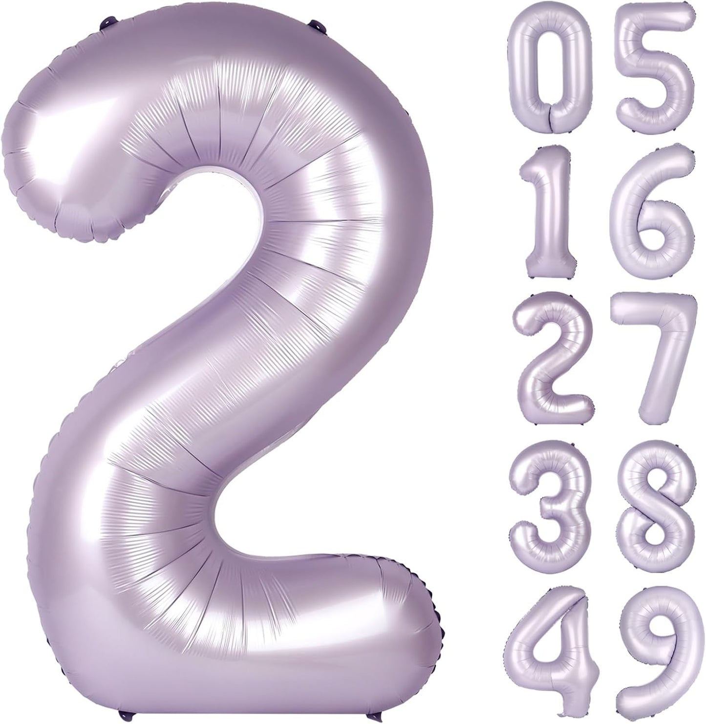 Lilac number balloon 2026