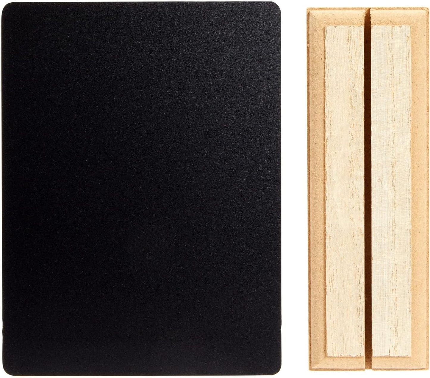 6 Pack Mini Chalkboard Signs with Stand for Table Decorations, Restaurant Food Display, Message Boards, Small Business, Wedding, Banquet, Coffee Shop (6 x 8 Inches)