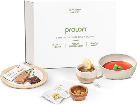 Prolon 5 Day Fasting Kit | Fasting Program for Women & Men | Developed to Not Break Your Fast | Low Calorie Pre Made Meals & Snacks | Plant Based Ingredients for Diet Support | Expanded Variety