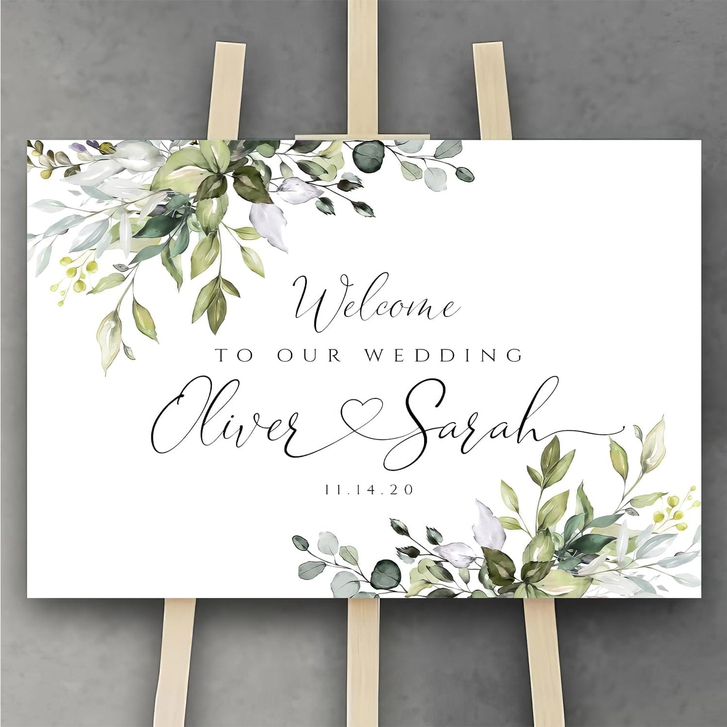 Personalized Wedding Welcome Sign, Welcome To Our Wedding Sign, Editable Modern Wedding Welcome Sign, Minimalist Wedding Welcome Sign, We're So Glad You're Here Welcome Poster,