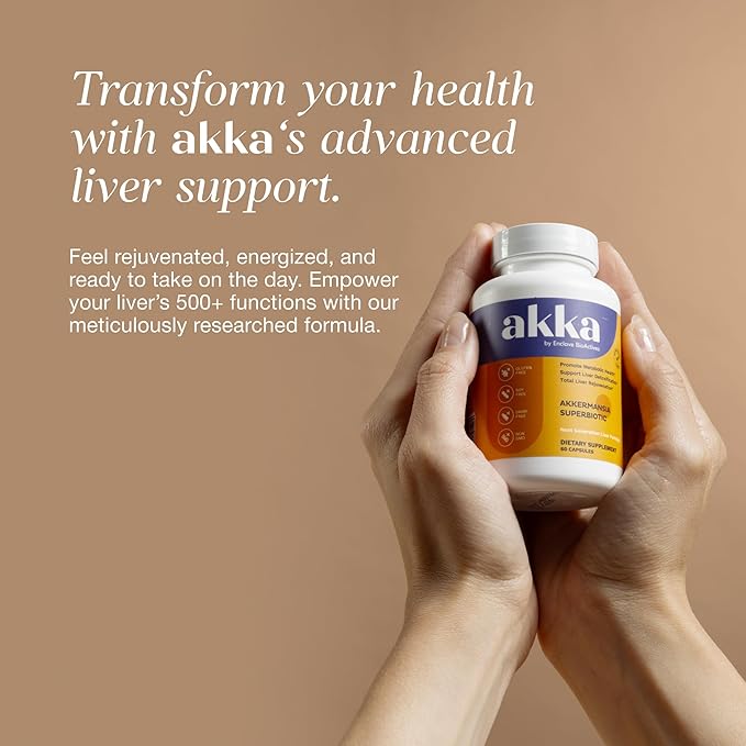 AKKA Premium Liver Cleanse Detox & Repair Superbiotic - 2pack: Detox, Regeneration, & Restoration Liver Support Supplement with Bioavailable Pasteurized Akkermansia | Vitality | Metabolism | Immunity