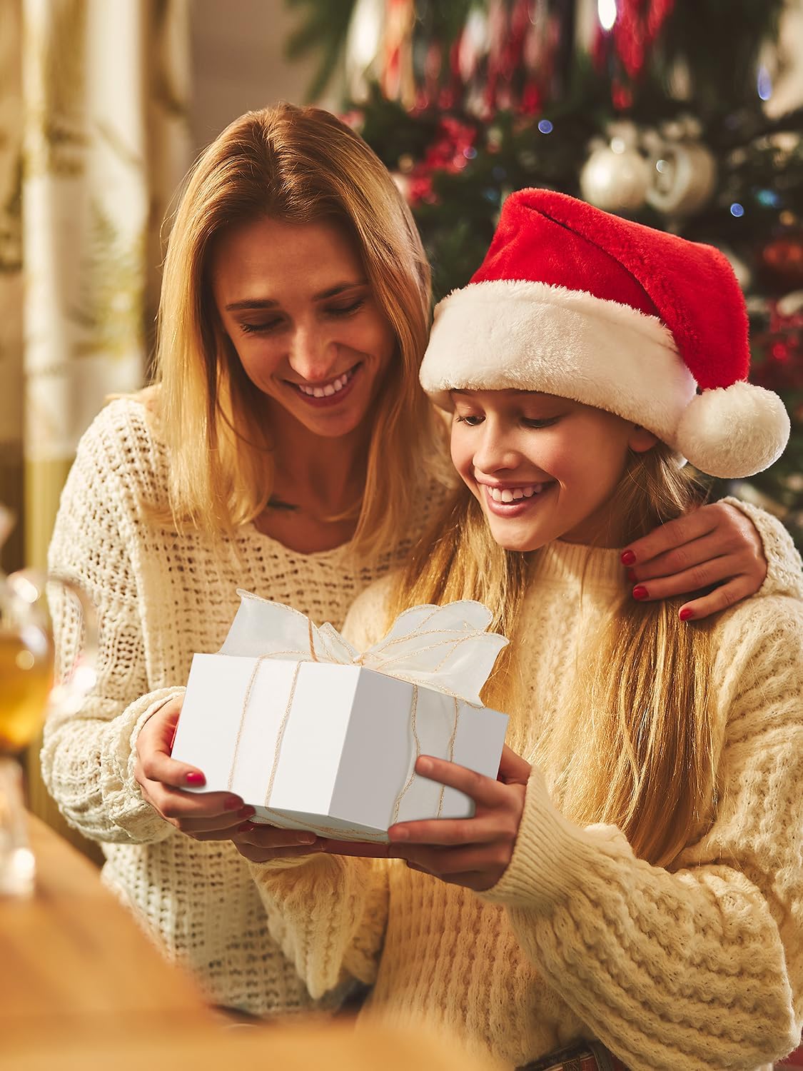 Eupako White Gift Boxes 5x5x3.5 25 Pack Kraft Paper Gift Boxes with Lids for Crafting, Gifts, Wedding, Birthday, Party, Cupcake