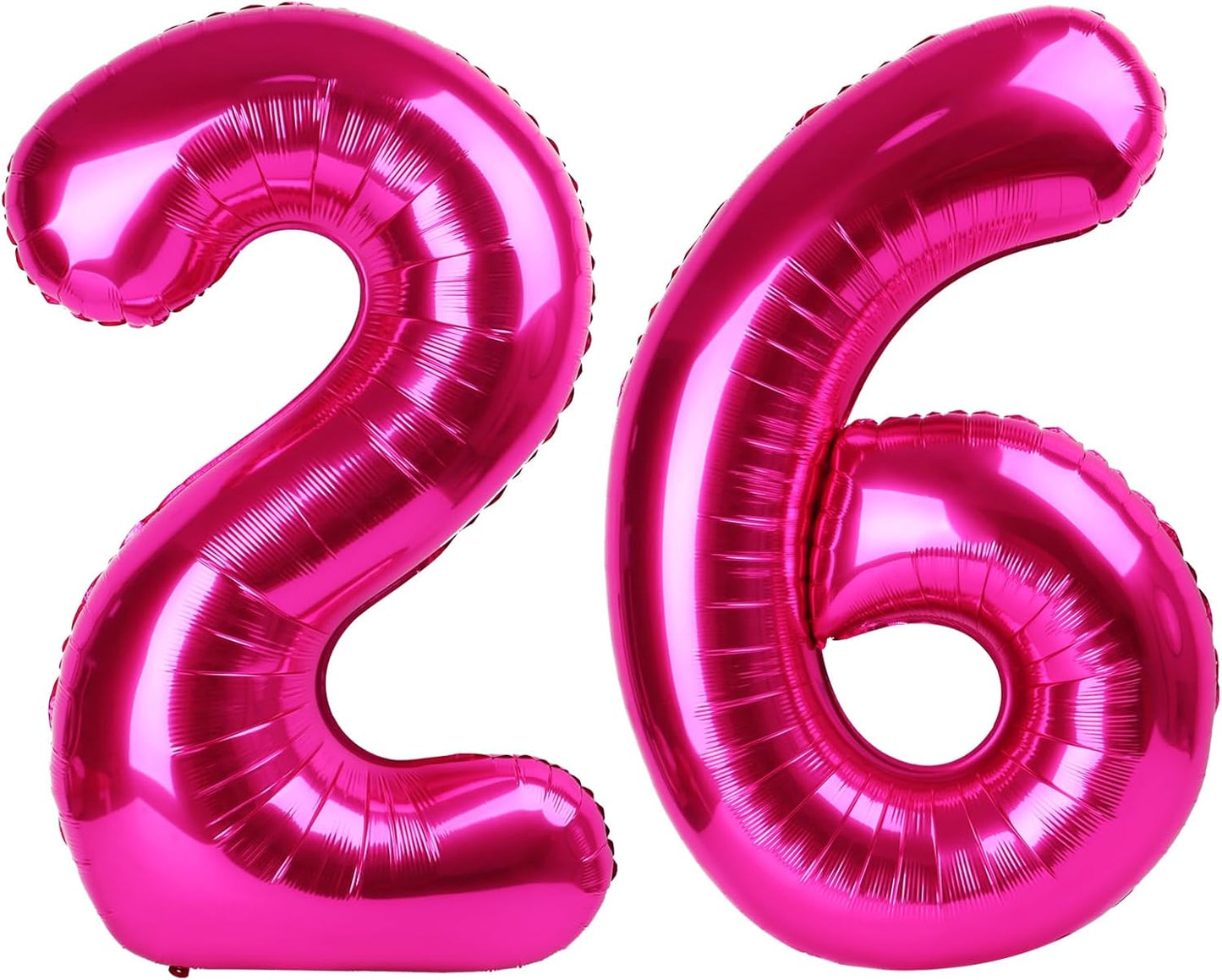 40 Inch Hot Pink 26 Number Balloon