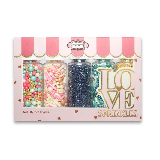 Confect Fusion Mashup Sprinkles FM Multipack 18 100 GMS for Cake Cupcake Décor