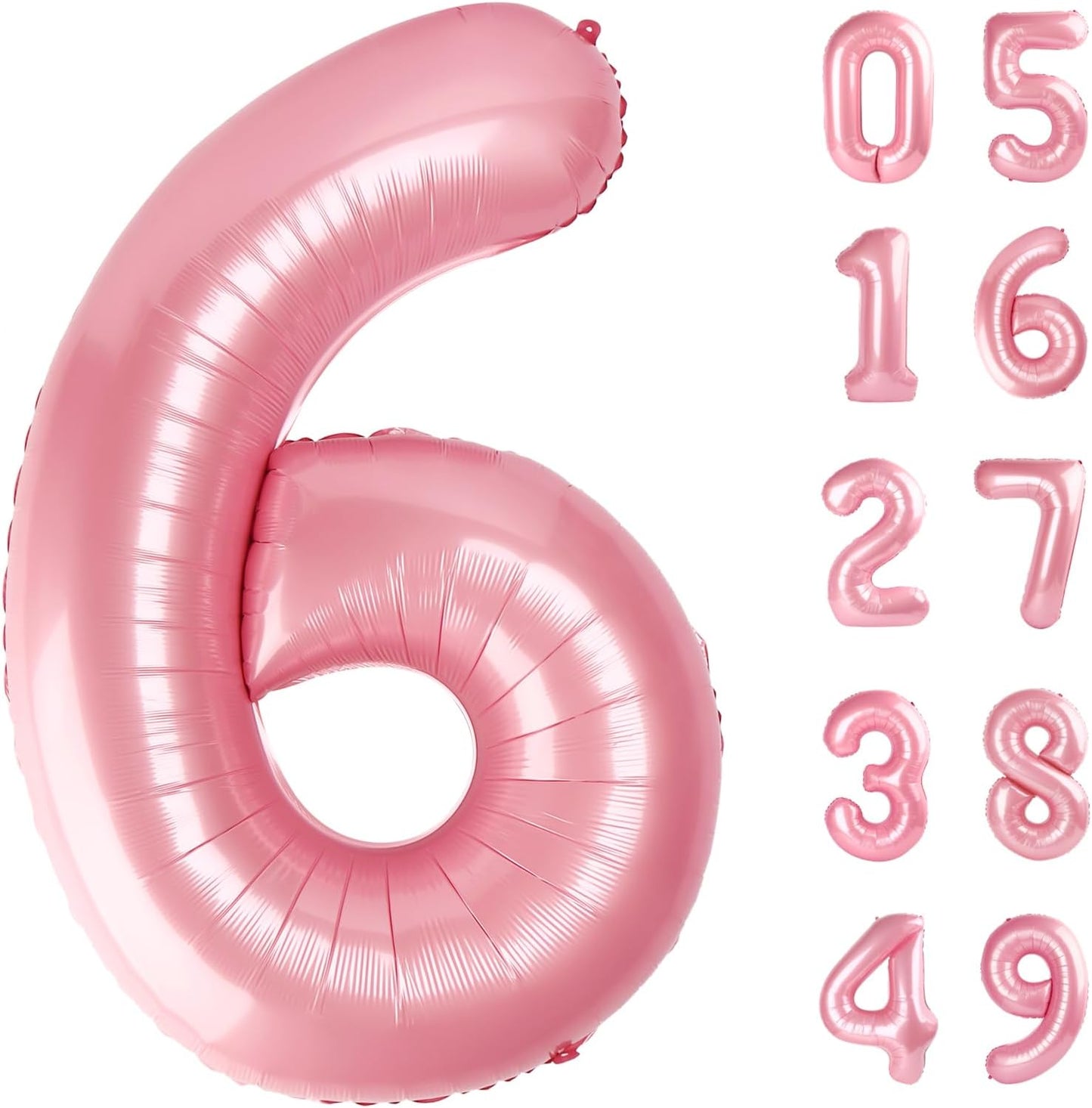 2026 number balloon Pearl Pink