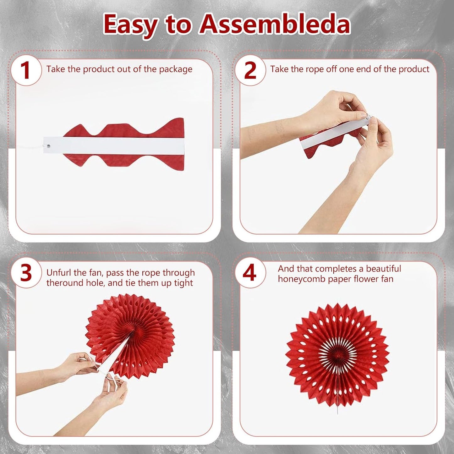 20 Pcs White Hanging Paper Fan, Hanging Honeycomb Round Paper Fans for Weddings, Birthdays, Christmas, Baby Showers, Classroom, Events Ceiling Party Supplies Decorations