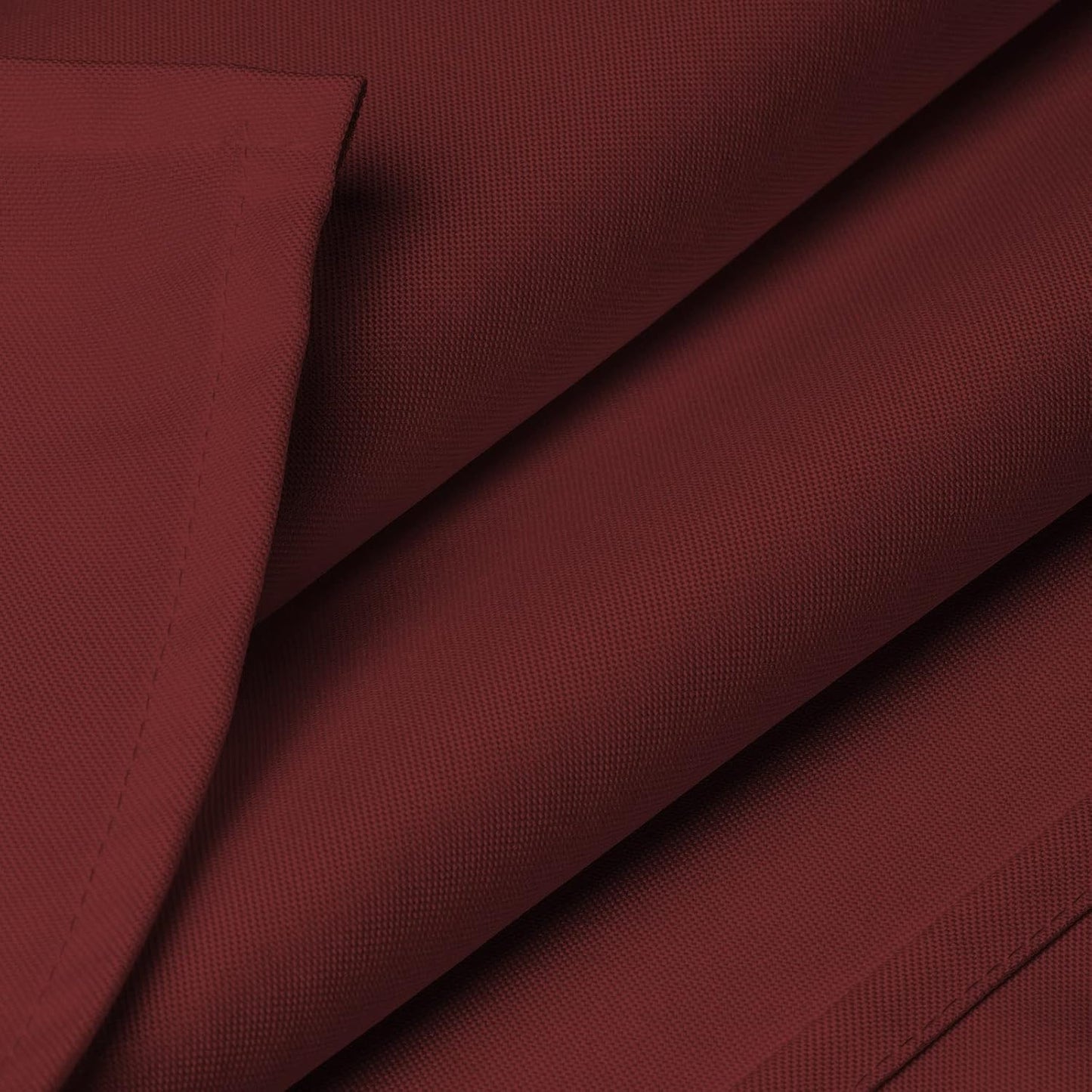 Lann's Linens - 10 Premium 70" Square Tablecloths for Wedding/Banquet/Restaurant - Polyester Fabric Table Cloth - Burgundy