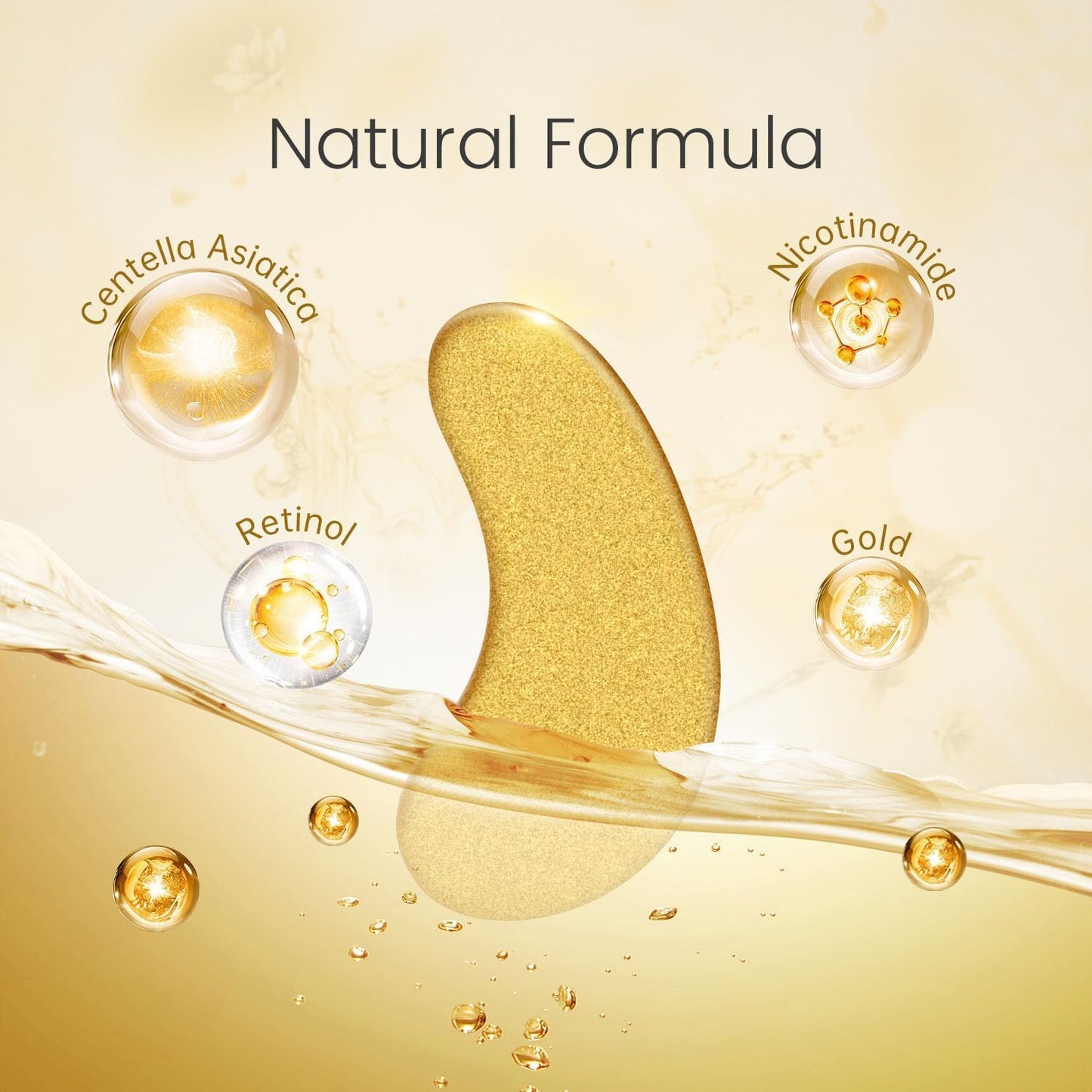 20 Pairs 24K Gold Under Eye Patches Face Masks Dark Circles Puffy Eye Bags Collagen Skincare Spa Trip Gift Eye Mask