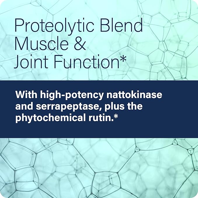 Myomend – Joint Support Supplement – Formulated with Bromelain, Rutin, Nattokinase and Serrapeptase – Enzyme Health Supplement – Vegan and Kosher - 120 Capsules