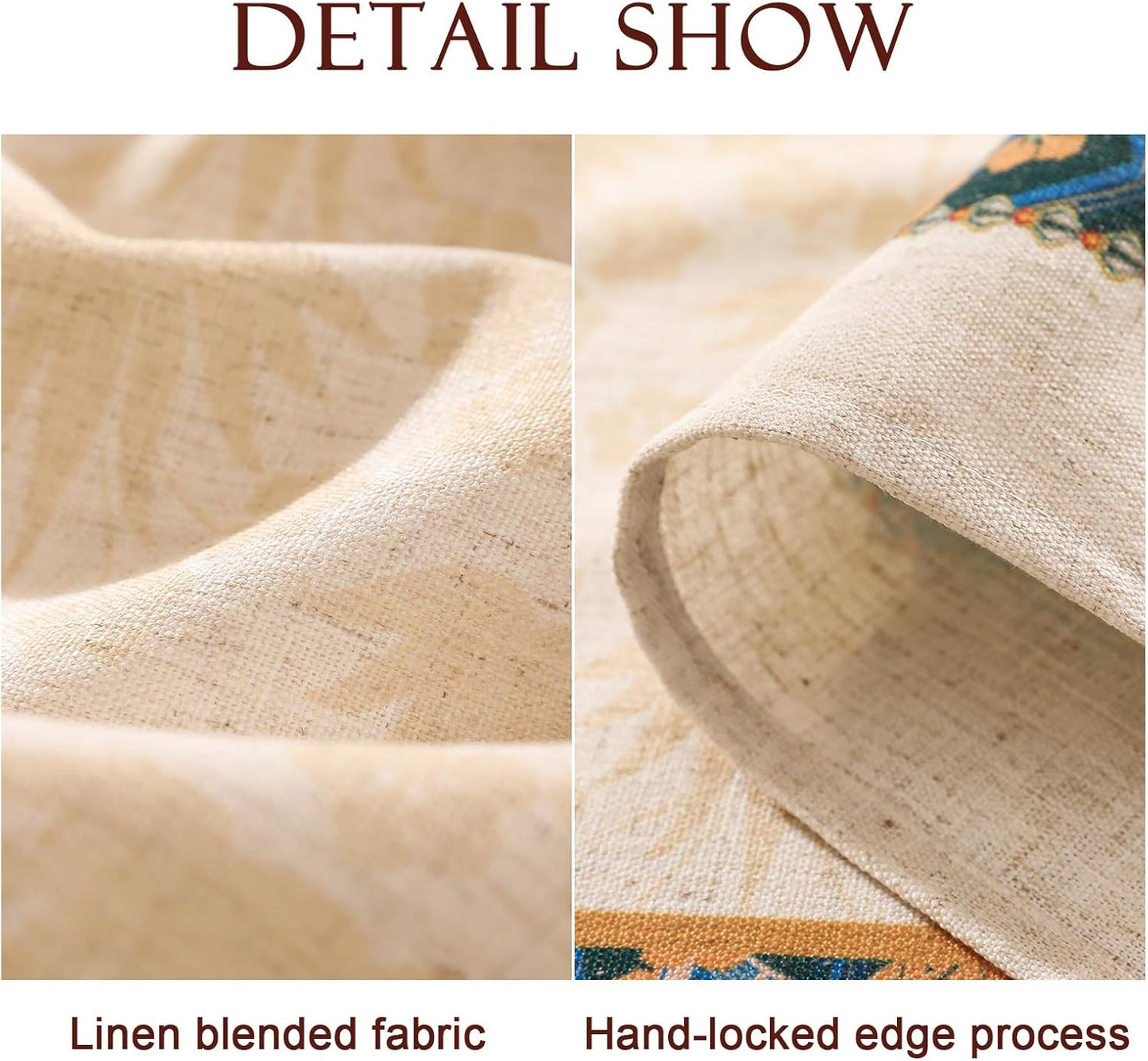 patdrea Designer Extra Long Rectangle Linen Table Cloth,Vintage Anti-Wrinkle Tropical Style Tablecloth,Decor Table Cover Cloth for Kitchen Dining Christmas,Thanksgiving,67"x118"-Pineapple a