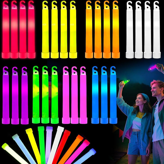 105 Pcs Glow Sticks - 4 inch Glow In the Dark Sticks Halloween Party Favors, Waterproof Glow Sticks Lights Bulk Party Pack for Kids with 9 Hours Duration, Party Favors Light Stick for Halloween Party