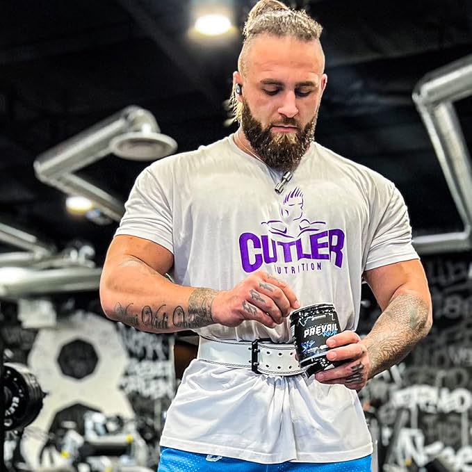 Cutler Nutrition High Stim Pre Workout Powder Prevail Rush Preworkout for Men & Women for Intense Pumps Energy and Focus with Caffeine NO3T Betaine and Dynamine | Sour Blue Razz (20 Servings)