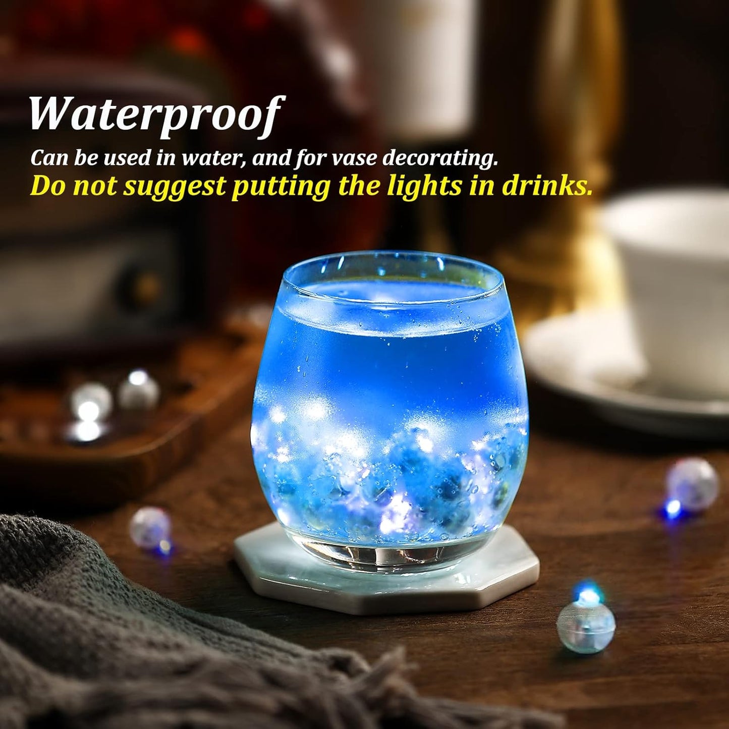 ZGWJ 200Pcs Mini Led Lights with Hooks, Long Standby Time Balloons Light, Mix Colors for Party Decorations, Paper Lantern Easter Eggs Birthday Wedding Halloween Christmas Decoration(Warm and Blue)